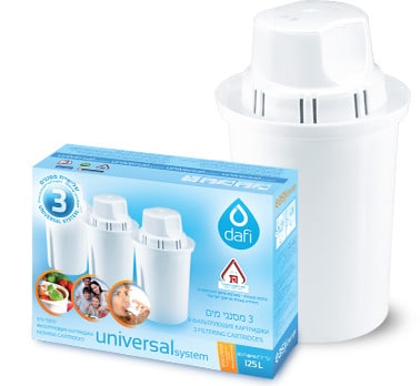 סט שלישיית מסנני מים דאפי universal