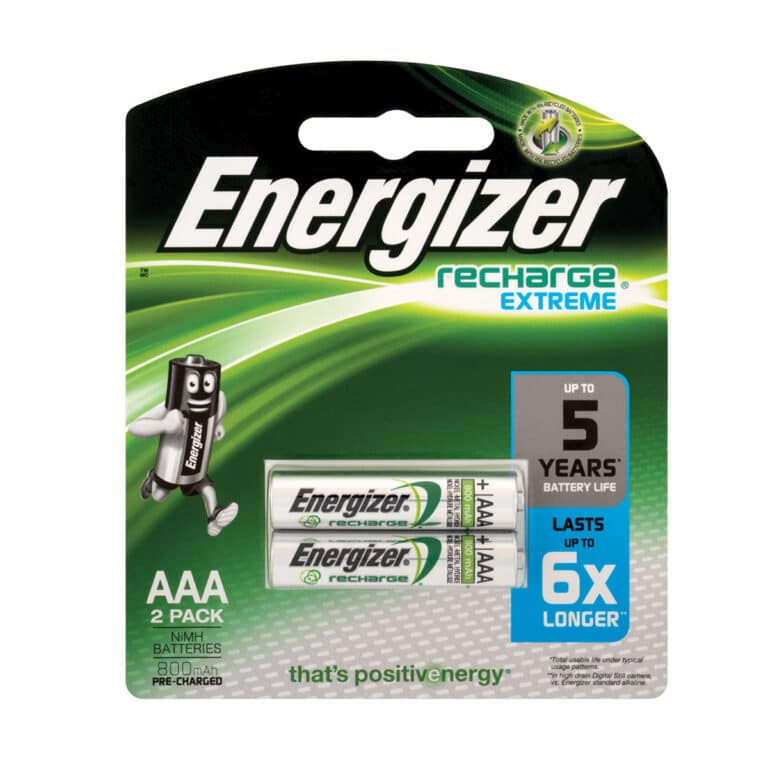 זוג סוללות נטענות Energizer גודל AAA