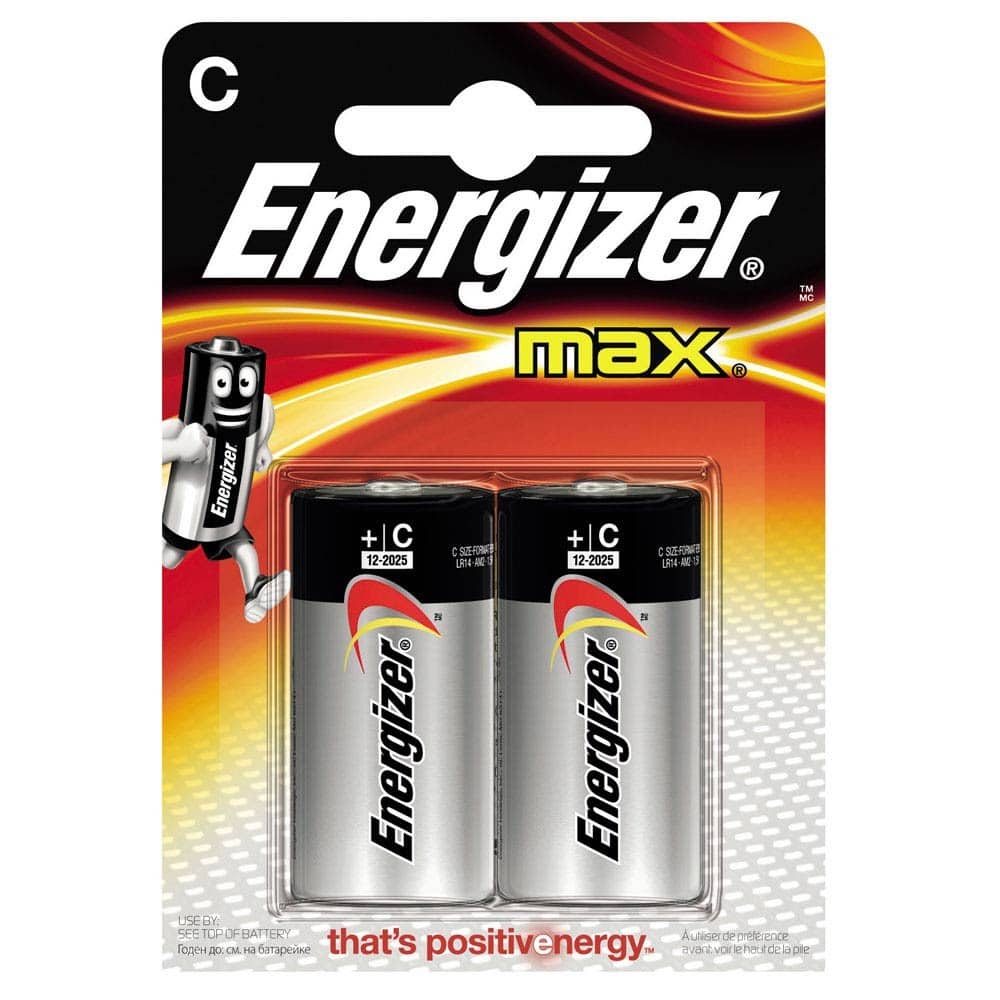 זוג סוללות אלקליין D אנרג׳ייזר Energizer