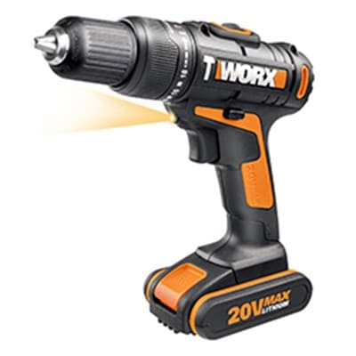 מברגה הלימה נטענת 20V + סוללה WORX - WX371