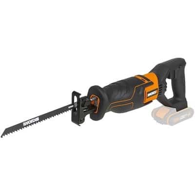 מסור חרב נטען WORX WX500.9 גוף בלבד