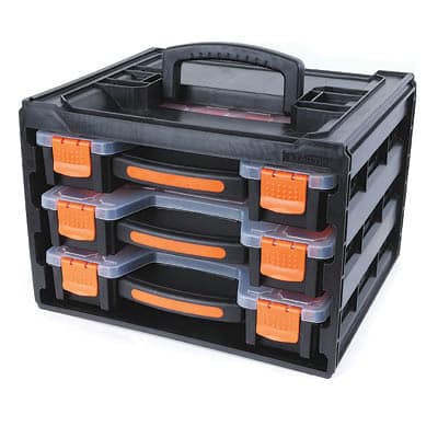 ערכת 3 ארגוניות פלסטיק - TACTIX - 320040