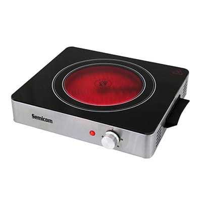 כירה חשמליות קרמיות 2000W - SEMICOM - HAP-101-C6S