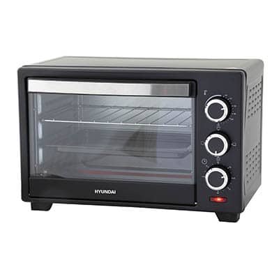 טוסטר אובן יונדאי שחור 1500W 19L - HYUNDAI - HATO-19LB