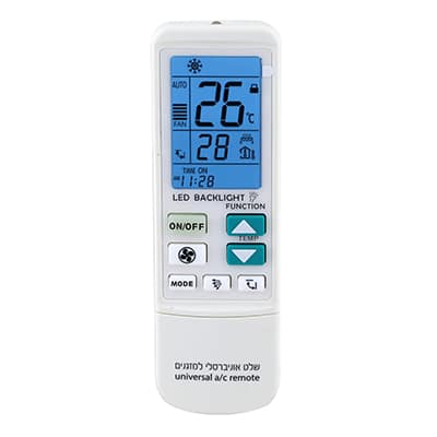 שלט אוניברסלי למזגנים - GPT - AC-GPT-UNIVERSAL