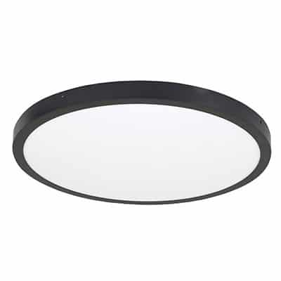 גוף תאורה צמוד תקרה לד WW 60W JUNIOR עגול קוטר 60 שחור - SM-06B/60WW