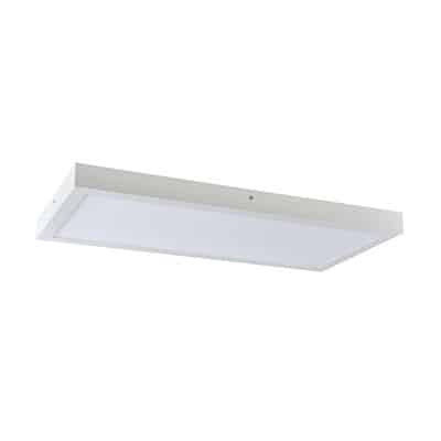 גוף תאורה צמוד תקרה לד WW 75W JUNIOR מלבן לבן - SM-1203/75WW