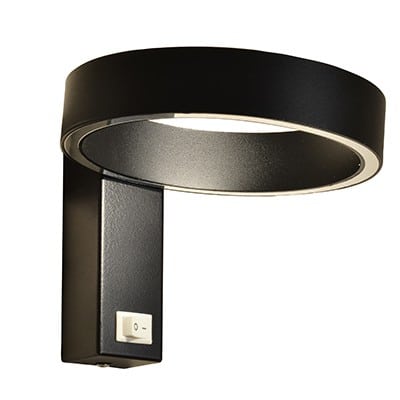 נורת קיר לד WW 10W EFFECT שחור - SM-011B/10WW