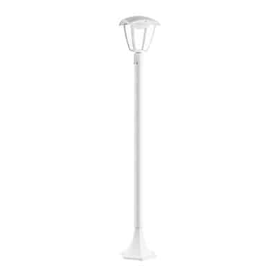 מנורת עמוד פוליה WW 7W לבן IP54 - SM-37PW/WW