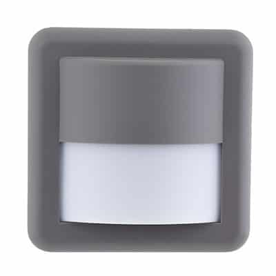 קיר לד IP54 230V WW 4W אשבל אפור - SM-2305G/4WW