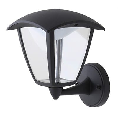 מנורת קיר פוליה WW 7W שחור IP54 - SM-37B/WW