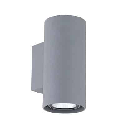 מנורת קיר ורזה WW 2X6W אפור IP54 U/D - SM-3622G/12WW