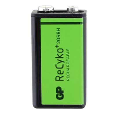 סוללת נטענת GP C1 8.4V 200mA 9V NiMH - GPRHV208R030
