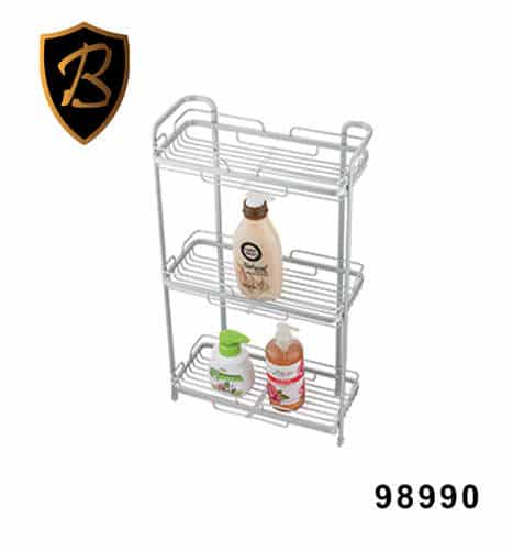 מתקן לאמבטיה ישר 3 קומות אלומיניום B-Fresh מקט - 98990