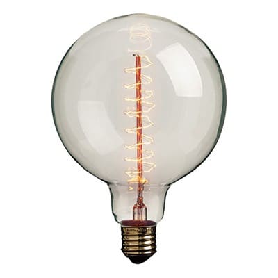 נורת לד פילמנט דימר WW 6W G80 מקט - SE-FDG80/6WW