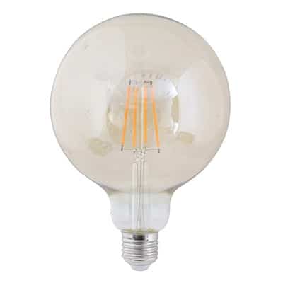 לד פילמנט WW 8W E27 G125 אמבר מקט - SE-F12527A/8WW
