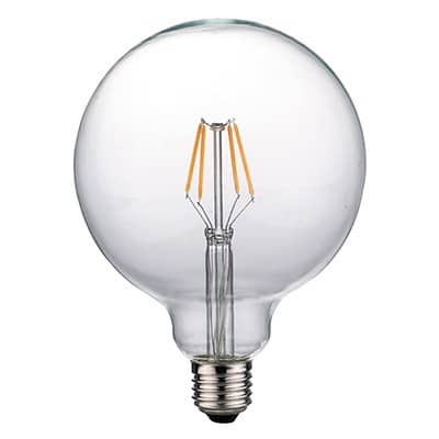 לד פילמנט WW 8W E27 G125 שקוף מקט - SE-F12527C/8WW