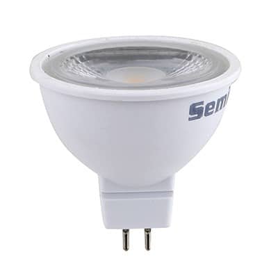 נורת לד WW 12V 7.5W GU5.3 MR16 מקט - SM-MR16/7.5WW