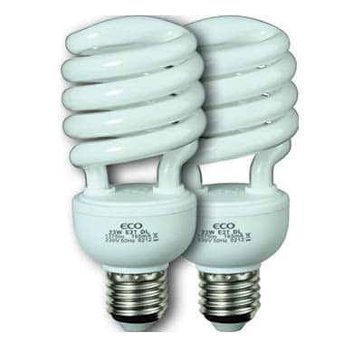 זוג נורות ECO EL חצי ספירל DL E27/32W זוג מקט - HY-HS2X3227/DL