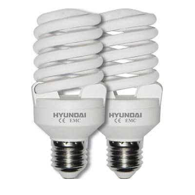 זוג נורות ECO T2 EL ספירל DL E27/20 זוג מקט - HYT2-2X2027/DL