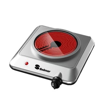 ‏כיריים קרמית חשמליות SELMOR SE544 סלמור נירוסטה כירה יחידה