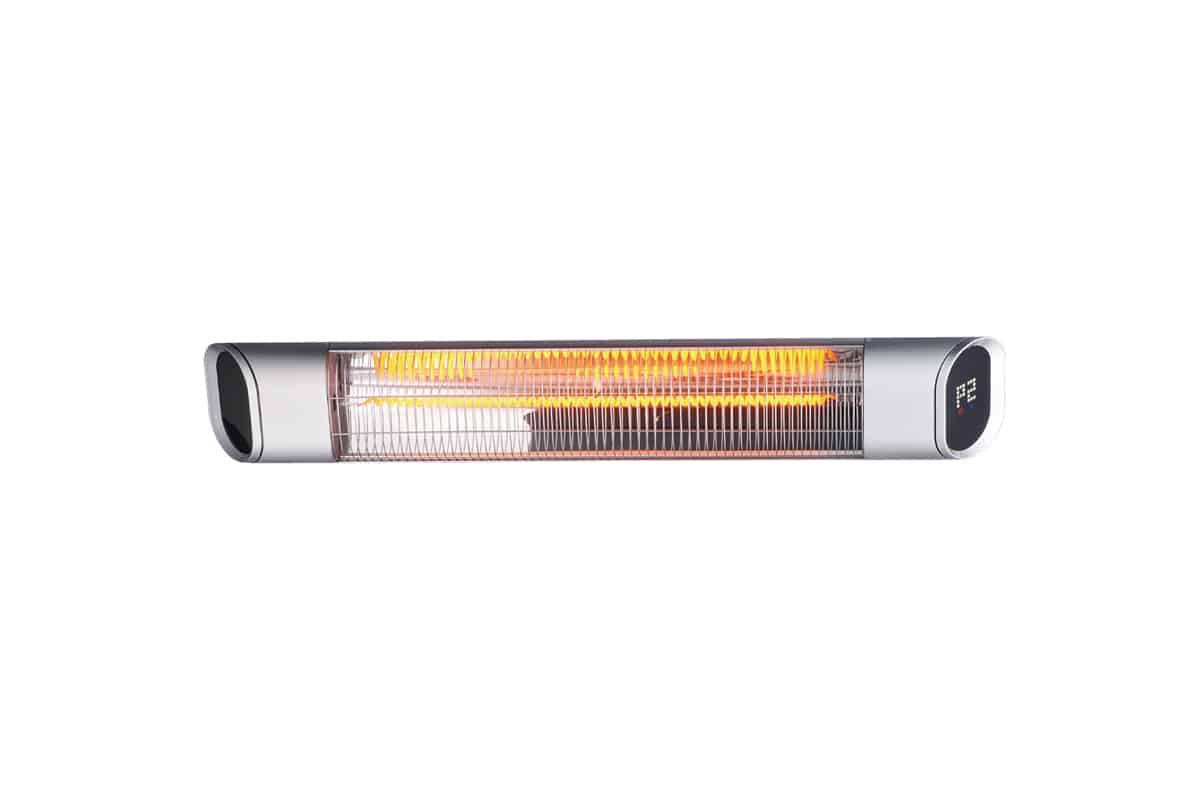 תנור חימום קליפסו CARBON מוגן מים IP65 + שלט 2000W גולדליין ATL-2612