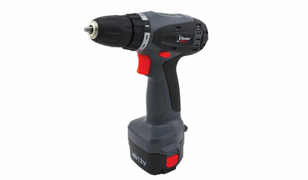 מברגה נטענת 12V שתי סוללות -במזוודה מבית HUNTER 100311-002