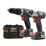 סט אימפקט + מברגה ליתיום 12V 1.5AH מבית HUNTER מק"ט: 100313-004