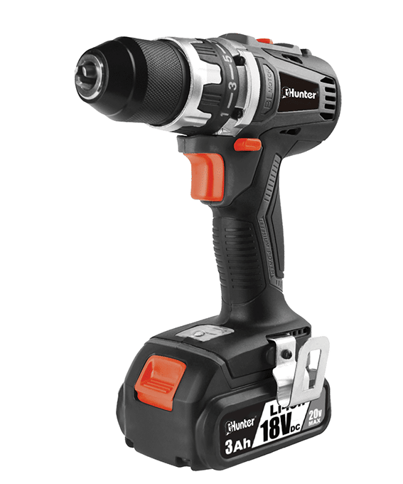 מברגת ליתיום Brushless 3Ah 18V בתיק HUNTER מק"ט: 100311-005