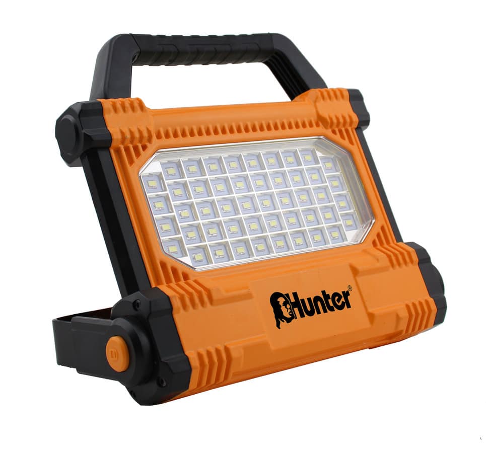 פרוזקטור לד נטען 48SMD-LED 2000lm מקט : 101711-014 HUNTER