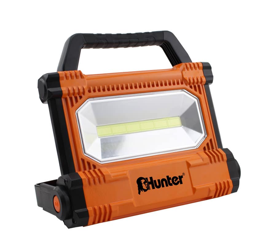 פרוזקטור לד נטען - COB LED 3000lm ,30W מקט : 101711-015 HUNTER