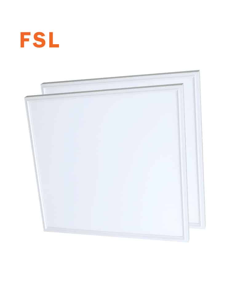 פנל לד שקוע תקרה 45W פנל לד שקוע תקרה מבית FSL, זוג באריזת קרטון, מגיע עם מתאם לתקרה 605x605 mm
