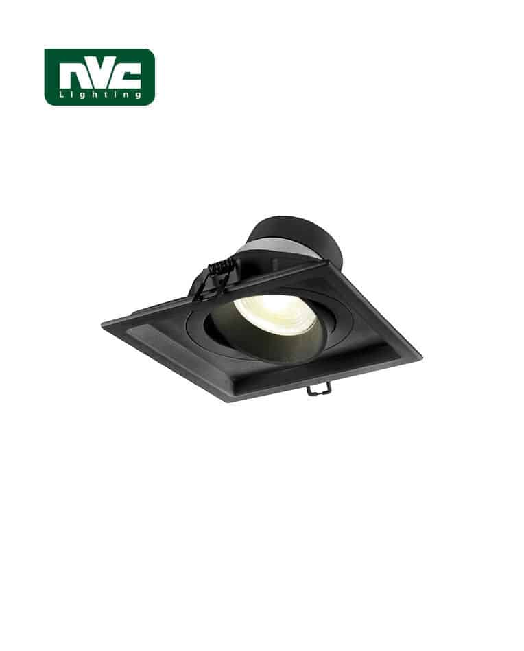 שקוע תקרה מתכוונן 30° ומסתובב 335° 35W שחור