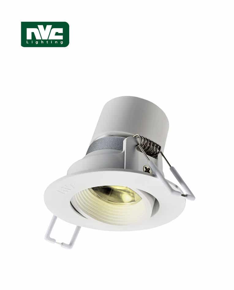 2 יחידות שקוע תקרה מתכוונן 30° 3W