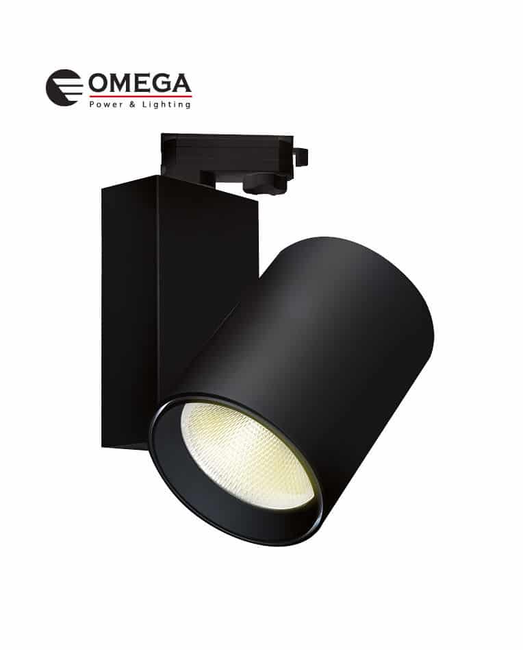 ספוט מתכוונן לפס צבירה דגם מונסטר שחור 60W