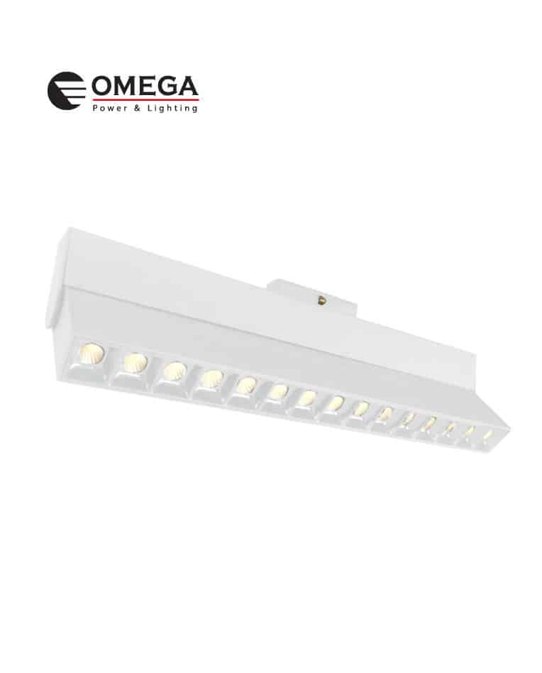 גוף תאורה מגנטי ליניארי עדשות מתכוונן 24V מערכת QUICK לבן 22W