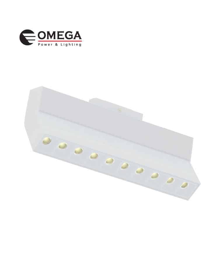 גוף תאורה מגנטי ליניארי עדשות מתכוונן 24V מערכת QUICK לבן 15W
