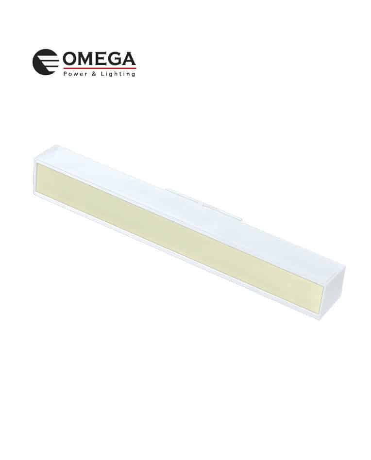 גוף תאורה מגנטי ליניארי חלבי 24V מערכת QUICK לבן