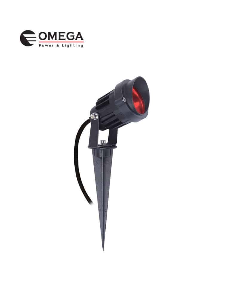 2 יחידות ספייק LED אור אדום 12V