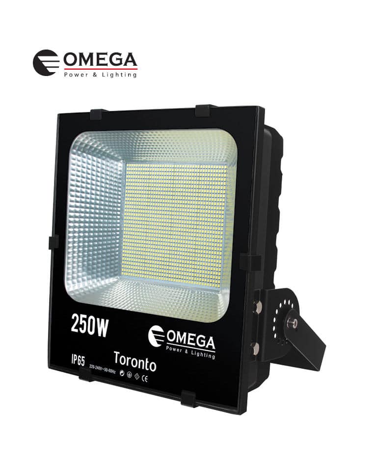 פנס הצפה מקצועי TORONTO 250W שחור