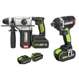 סט פטישון+מברגת אימפקט 20V X2 WORX WU911