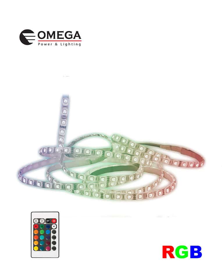 קיט סרט לד RGB כולל שלט 5 מטר