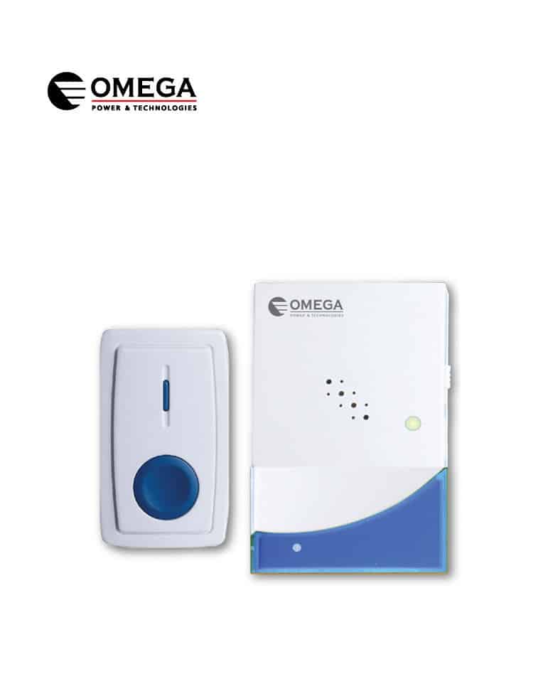 פעמון דלת אלחוטי דיגיטלי סוללות בלבד OMEGA