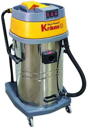 שואב אבק תעשייתי 80 ליטר נירוסטה KRAUSS
