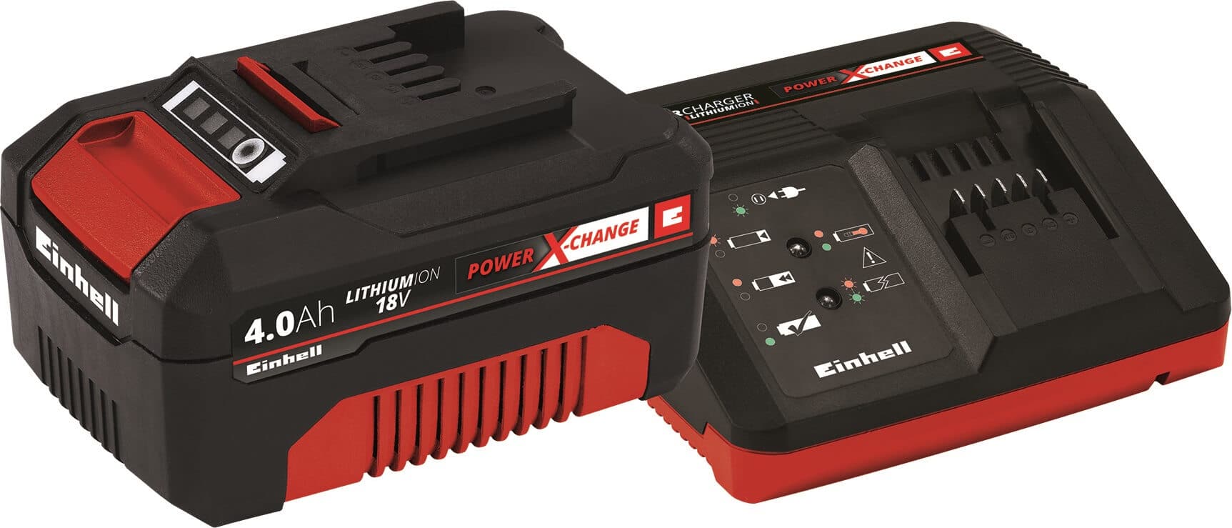 סוללת ליתיום כולל מטען 3 אמפר 18V EINHELL