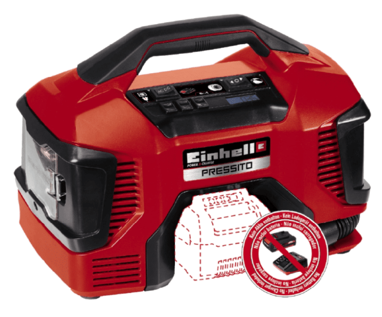 קומפרסור היברידי נטען 18V- גוף בלבד PRESSITO (SOLO) EINHELL