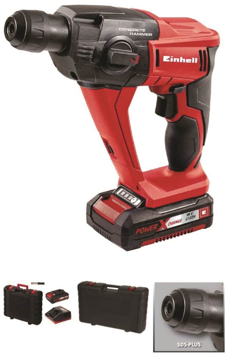 ‏קיט פטישון נטען 18V Einhell TE-HD 18 Li KIT