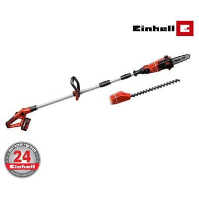 קיט מסור/גוזם ‏גובה טלסקופי נטען Einhell GE-HC 18 LI T KIT