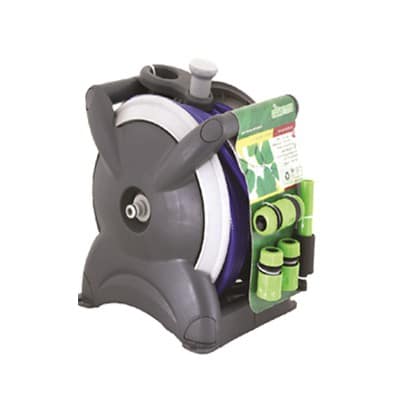 גלגלת השקיה צינור 15 מטר + אביזרים GPT TOHO30