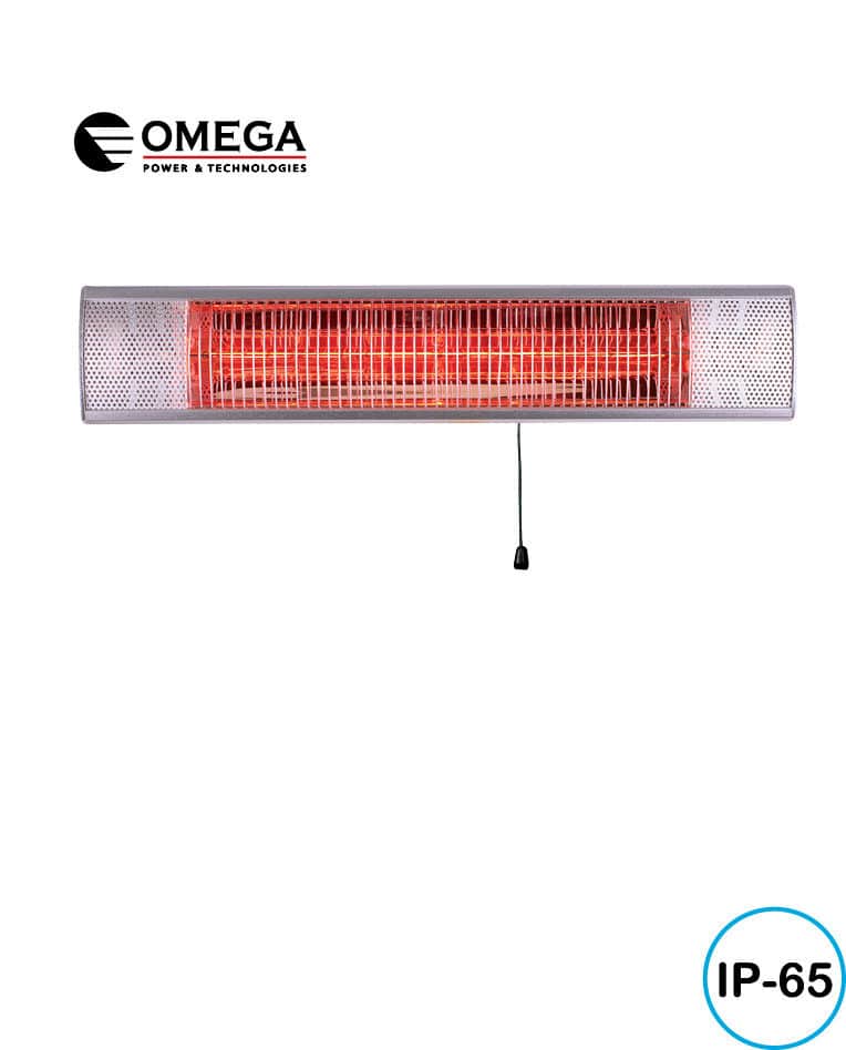 STORM תנור חימום קיר מקצועי לגינה OMEGA